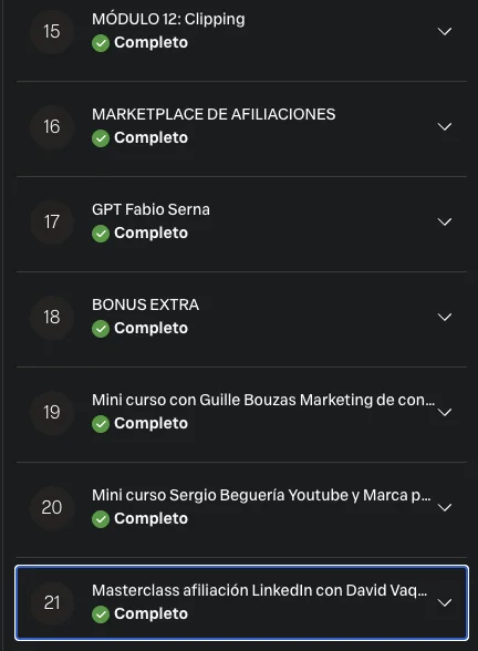Masterclasses y minicursos de Partner 360 con especialistas invitados: SEO, copywriting, LinkedIn, embudos e inteligencia artificial
