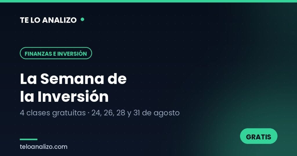 La Semana de la Inversión Sí es para Ti: cuatro clases gratuitas de Celia Rubio en agosto de 2026