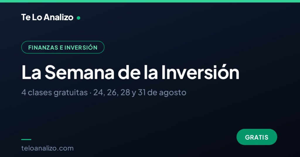 La Semana de la Inversión: 4 clases gratuitas